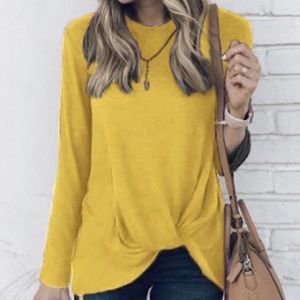 🌟Happy Yellow Shirt w/ Accent, L/XL🌟